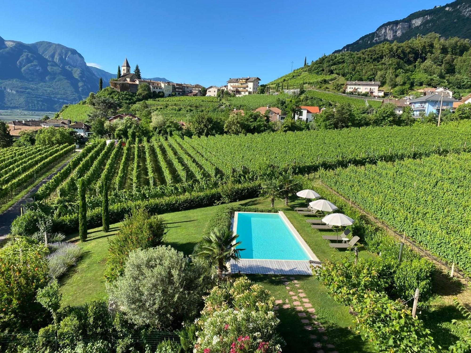 Sonnenhof Tramin - Adults Only Apartman Termeno Kültér fotó
